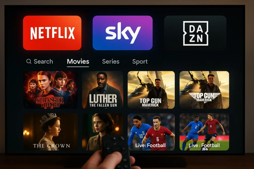 IPTV Netflix Sky DAZN