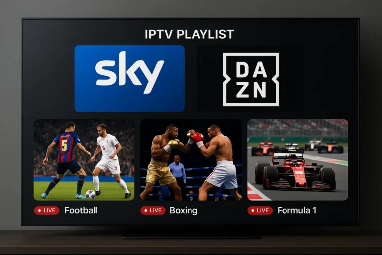 iptv playlist sky dazn
