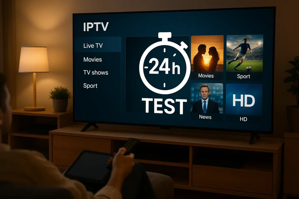 iptv test 24h