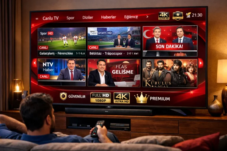 Türkisches IPTV Premium mit Sport News und Unterhaltung